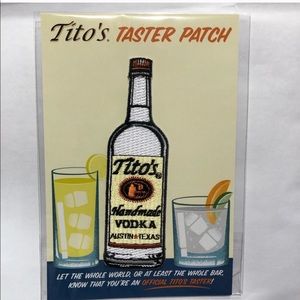New Tito’s Handmade Vodka Clothing Iron on Patch